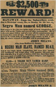 Fugitive Slave Poster