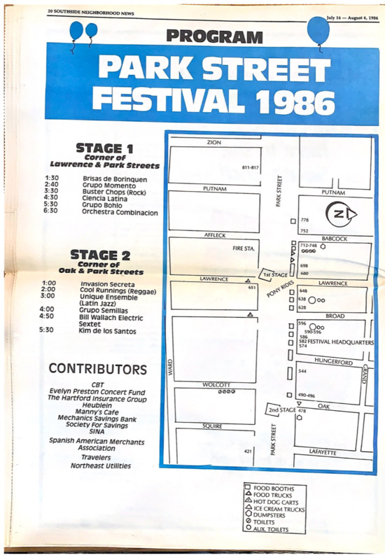 1986 Park St. Festival Route.png