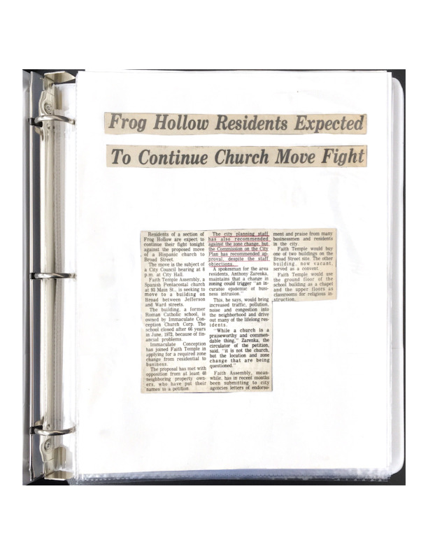 Rev. Julie Ramirez Clippings Archive. Located at Temple Fe Library.pdf